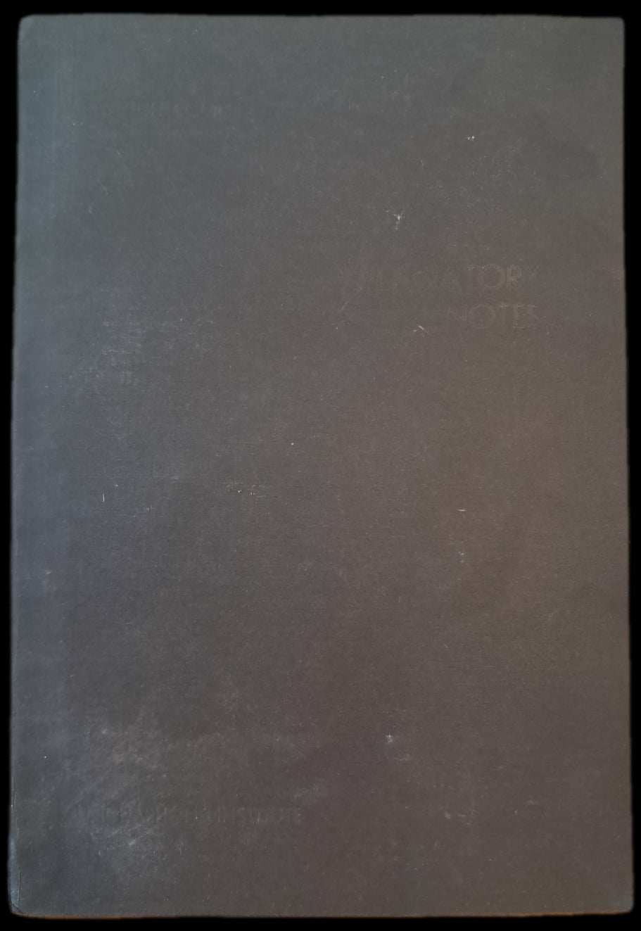 Explanatory Notes (Usado)