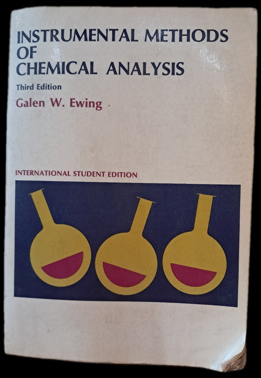 Instrumental Methods of Chemical Analysis (Usado)