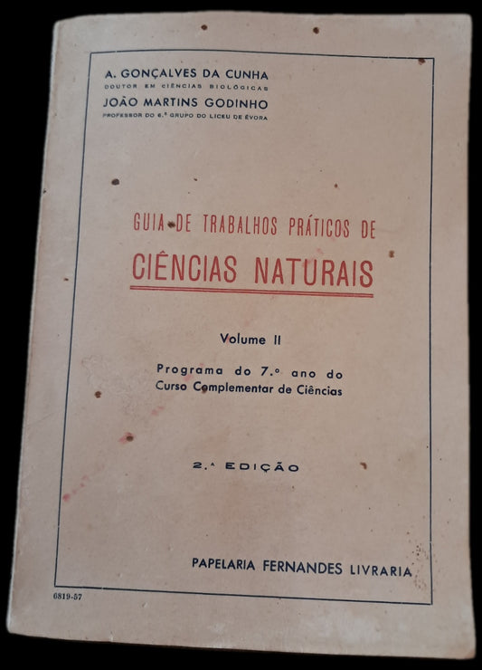 Guia de Trabalhos Práticos de Ciências Naturais II (Usado)