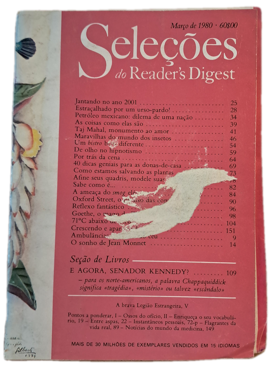 Março de 1980 Revista do Reader's Digest