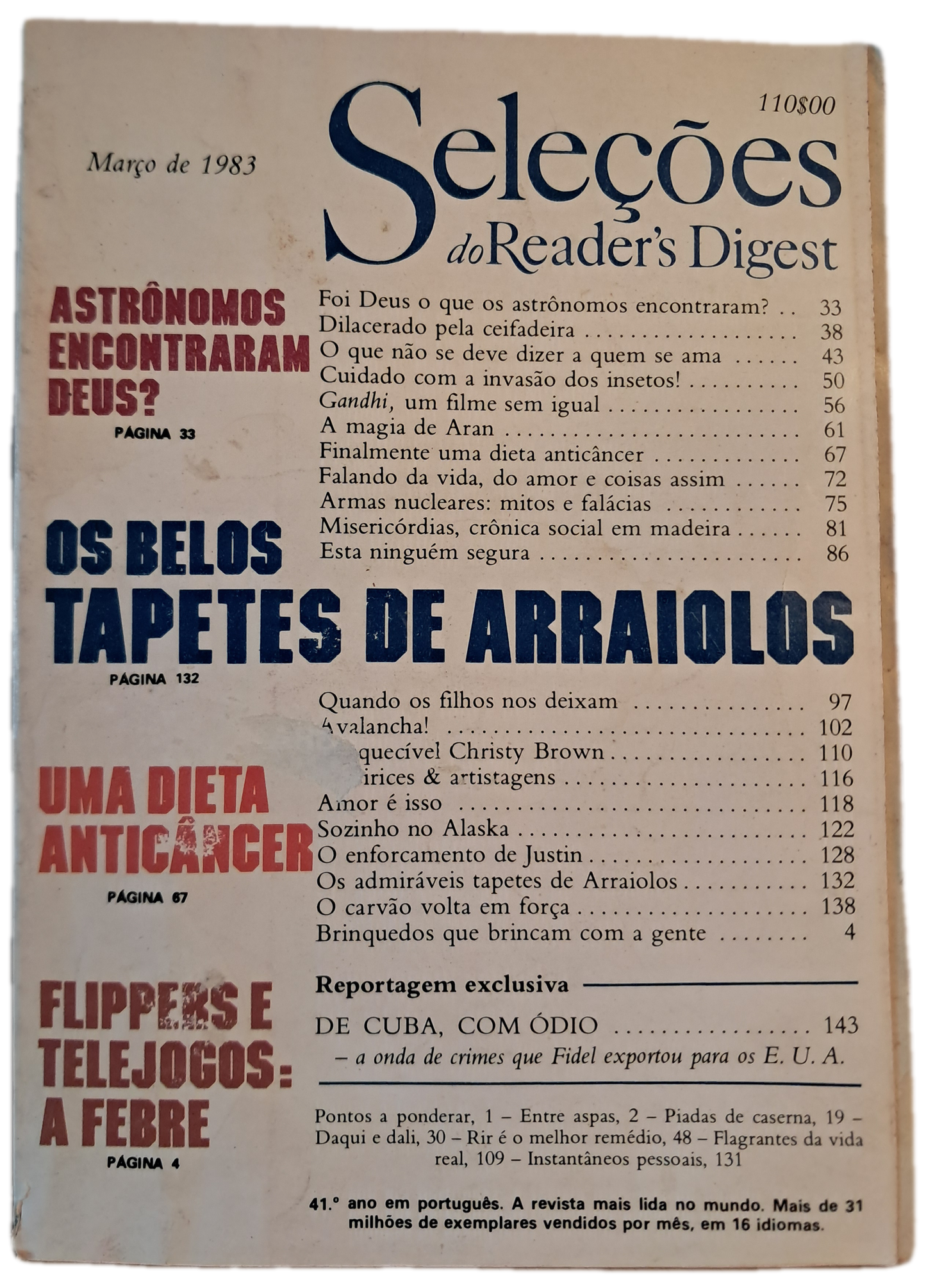 Março de 1983 Revista do Reader's Digest