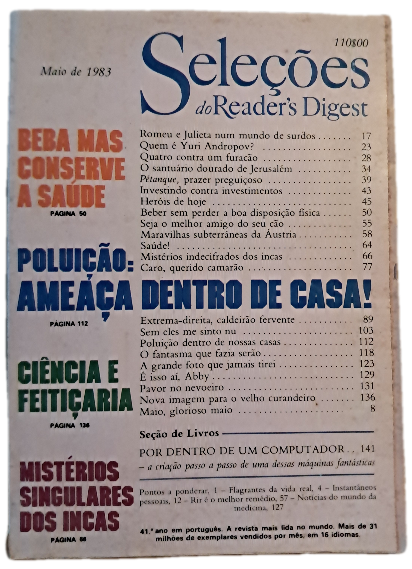 Maio de 1983 Revista do Reader's Digest