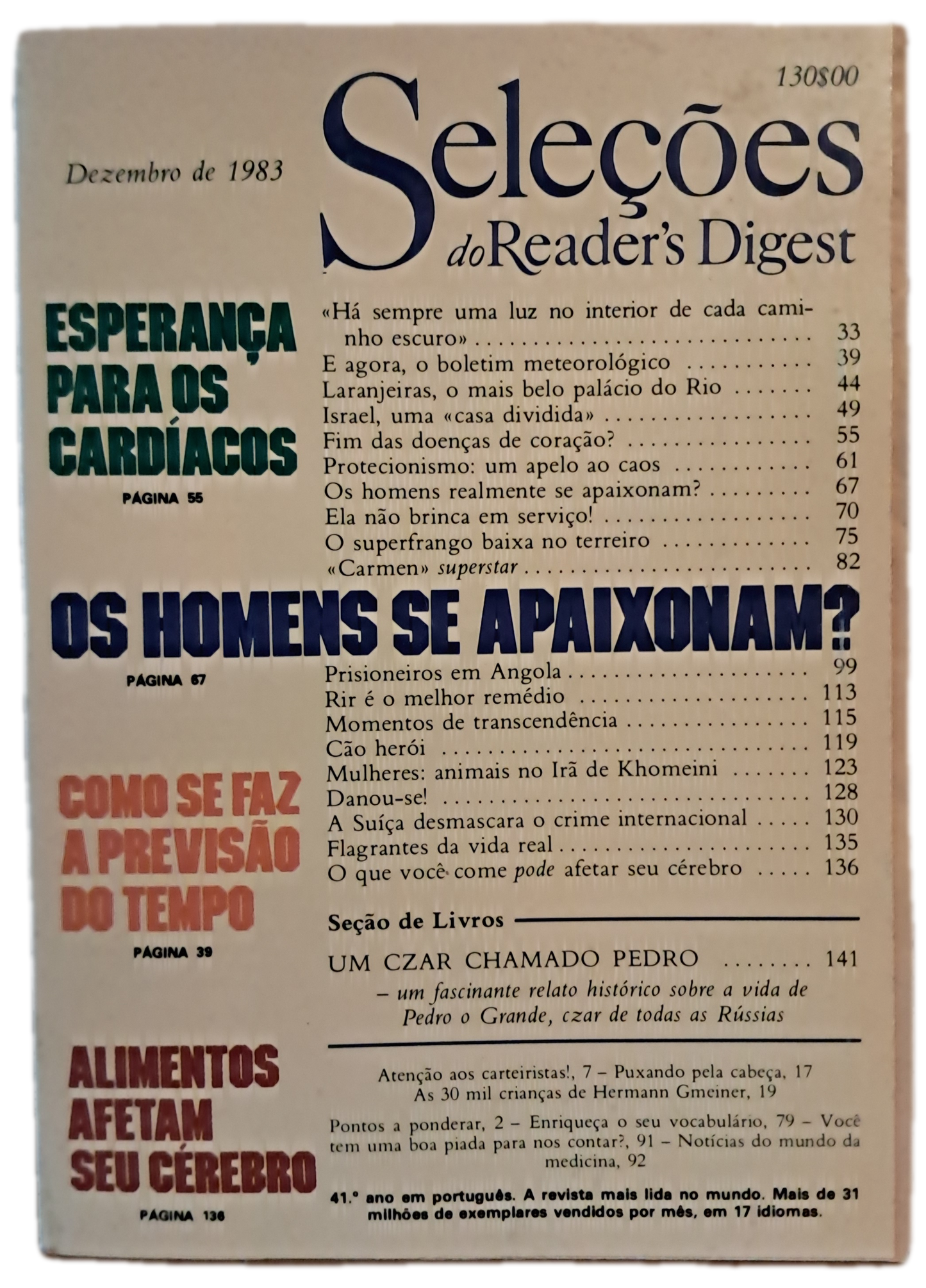 Dezembro de 1983 Revista do Reader's Digest