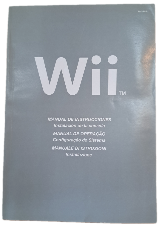 Manual de Instruções WII (Muito Bom Estado)