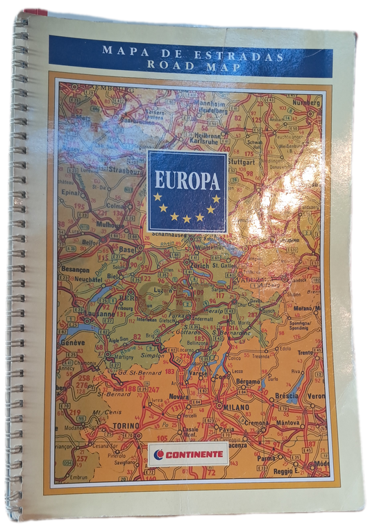 Mapa de Estradas Europa (Usado)