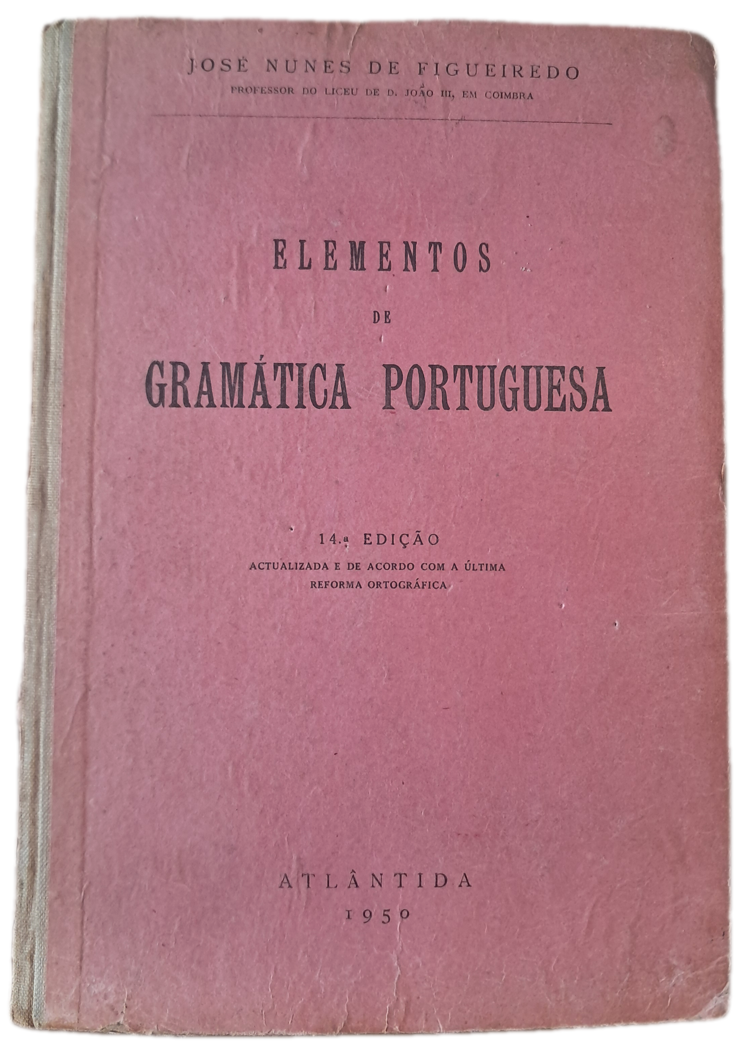 Elementos de Gramática Portuguesa (Usado)