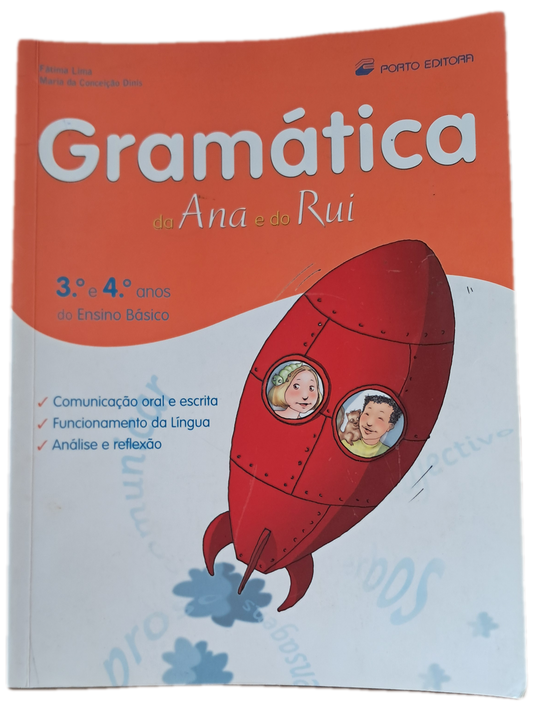 Gramática da Ana e do Rui 3º e 4º Ano do Ensino Básico (Usado)