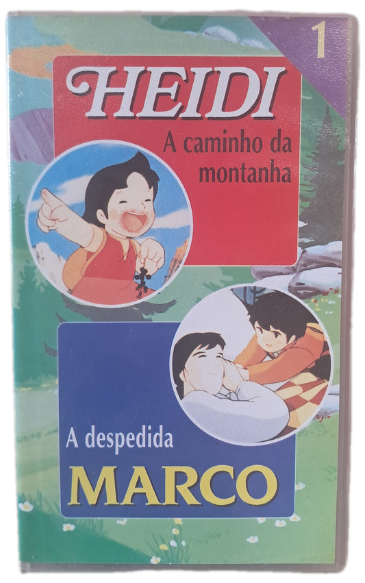VHS Heidi a Caminho da Montanha e a Despedida de Marco