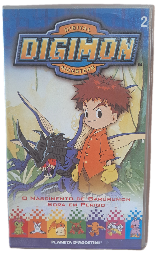 VHS O Nascimento de Garurumon / Sora em Perigo