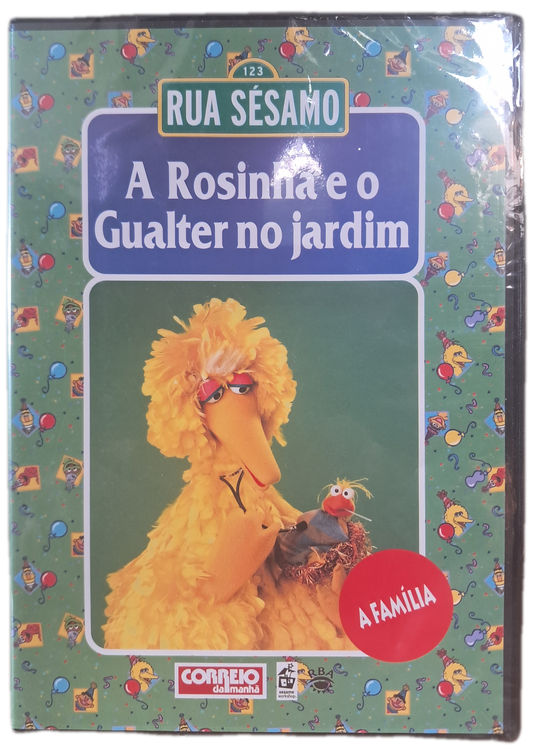 DVD Rua Sésamo - A Rosinha e o Gualter no Jardim