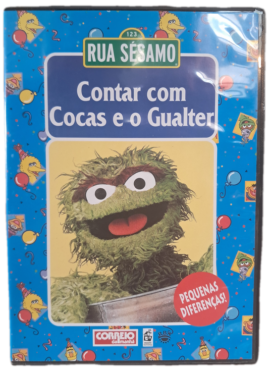 DVD Rua Sésamo - Contar com Cocas e o Gualter