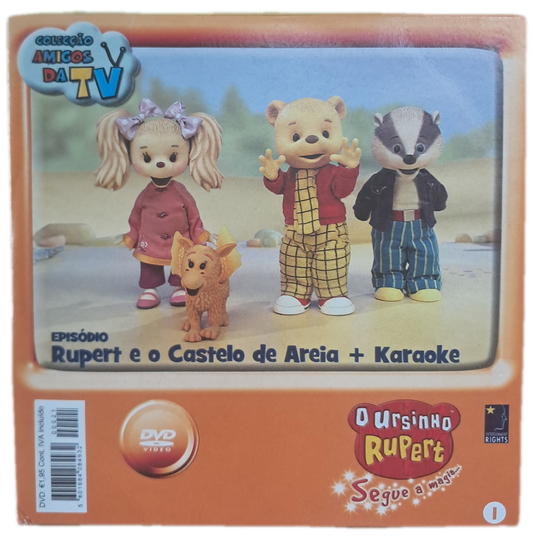 DVD O Ursinho Rupert 1 - Rupert e o Castelo de Areia + Karaoke