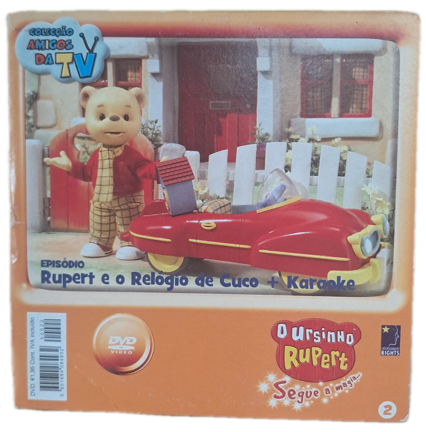 DVD O Ursinho Rupert 2 - Rupert e o Relógio de Cuco + Karaoke