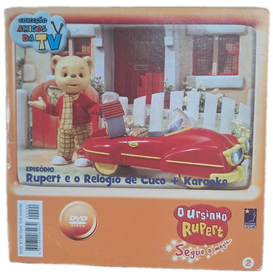 DVD O Ursinho Rupert 2 - Rupert e o Relógio de Cuco + Karaoke