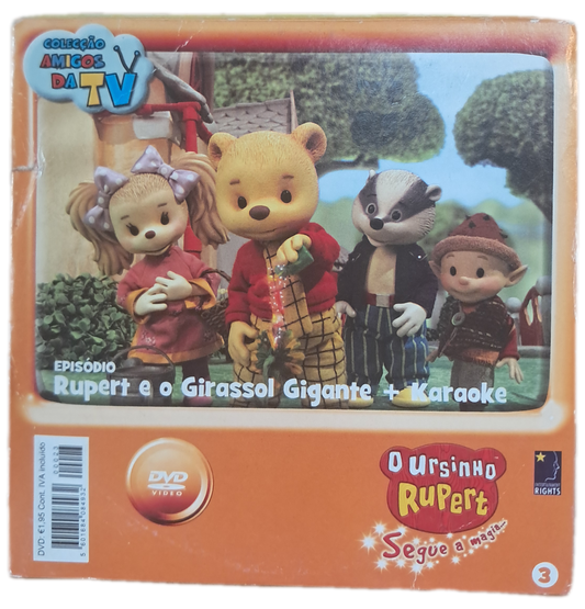 DVD O Ursinho Rupert 3 - Rupert e o Girasol Gigante + Karaoke