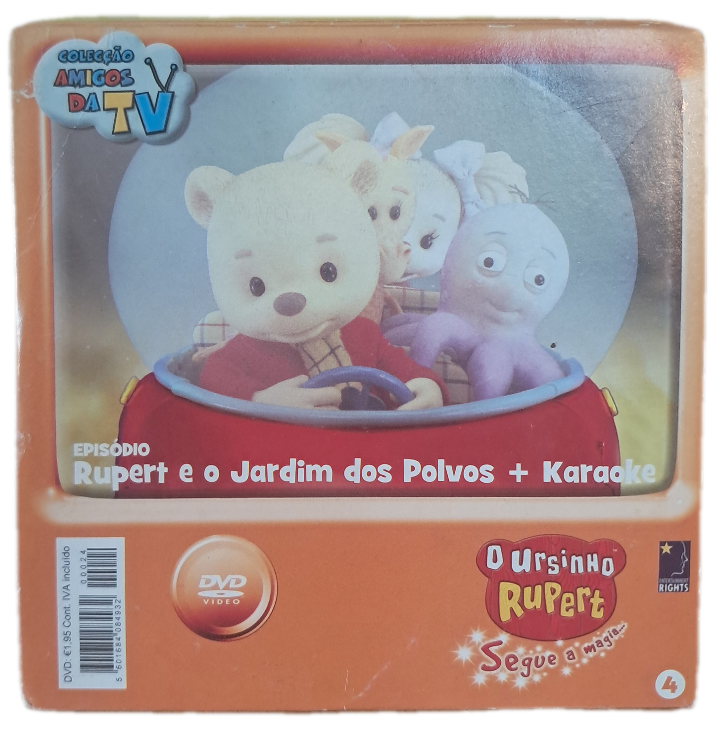 DVD O Ursinho Rupert 4 - Rupert e o Jardim dos Polvos + Karaoke