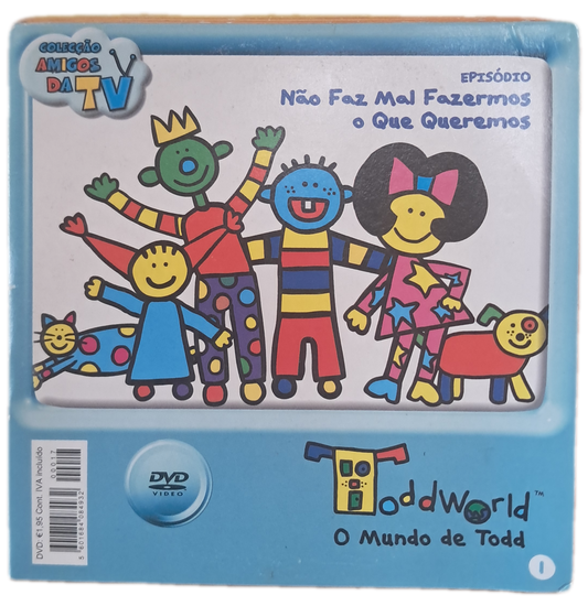 DVD O Mundo de Todd 1 - Não Faz Mal Fazermos o que Queremos