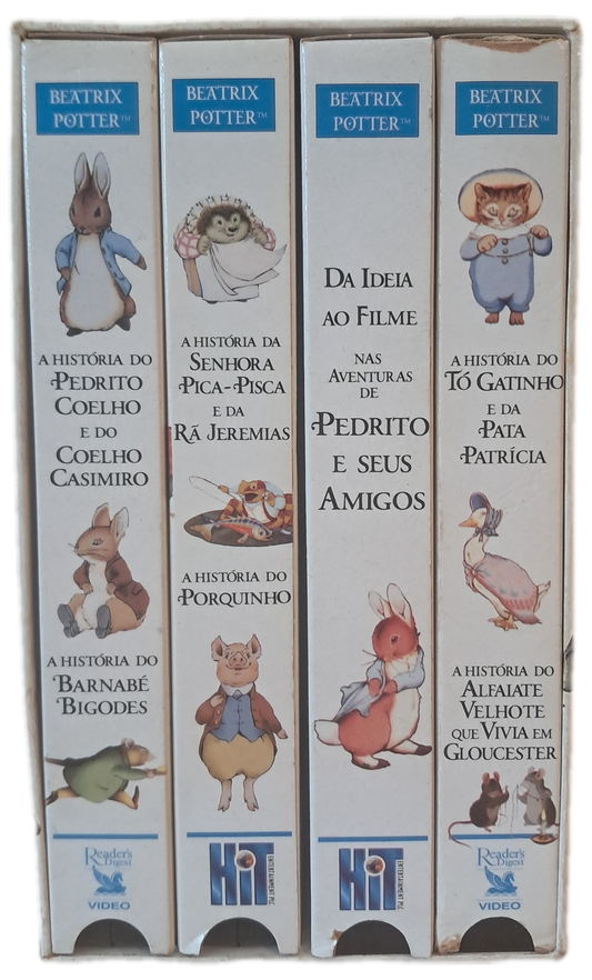 VHS As Aventuras de Pedrito e seus Amigos (Bom Estado)