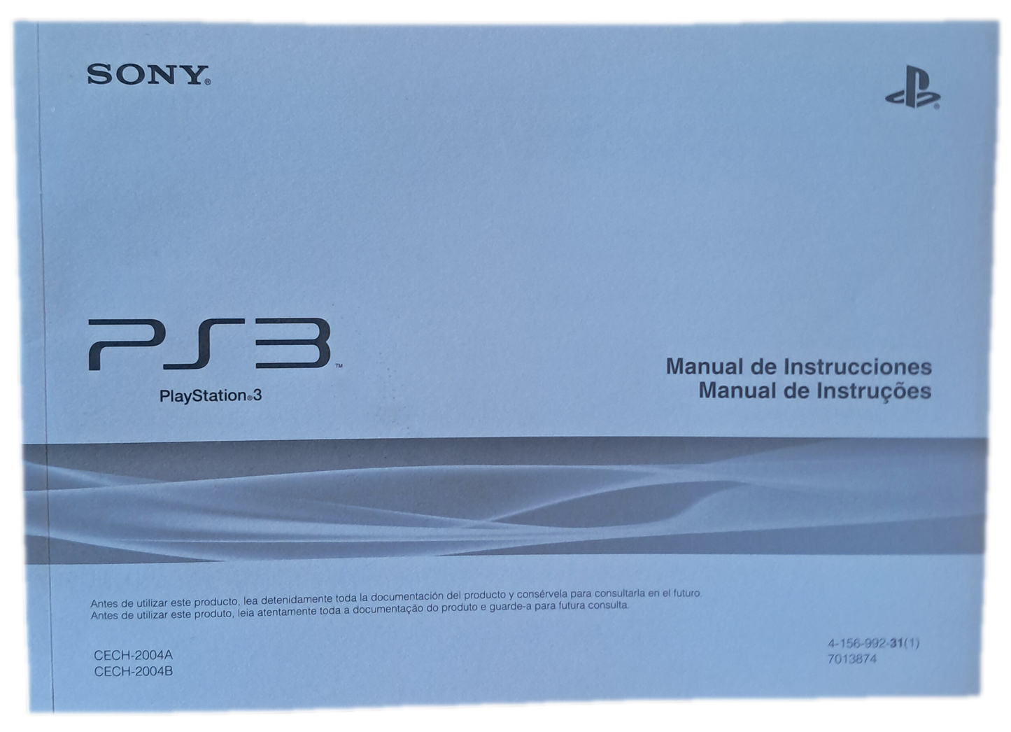 Manual de Instruções PS3 (Bom Estado)