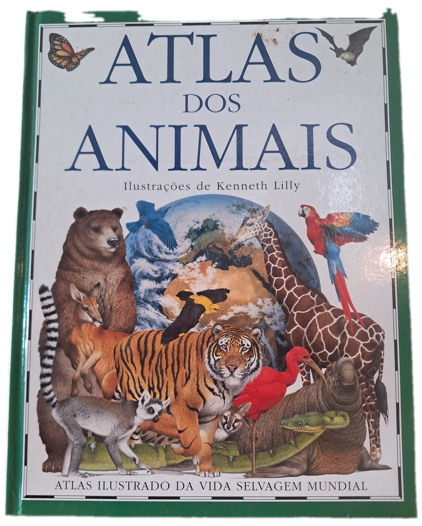 Atlas Ilustrado dos Animais (Bom Estado)
