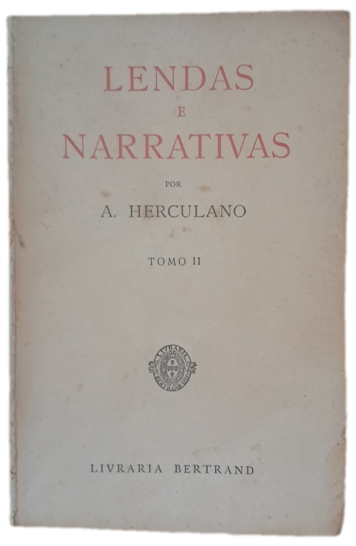 Lendas e Narrativas Tomo II (Usado)