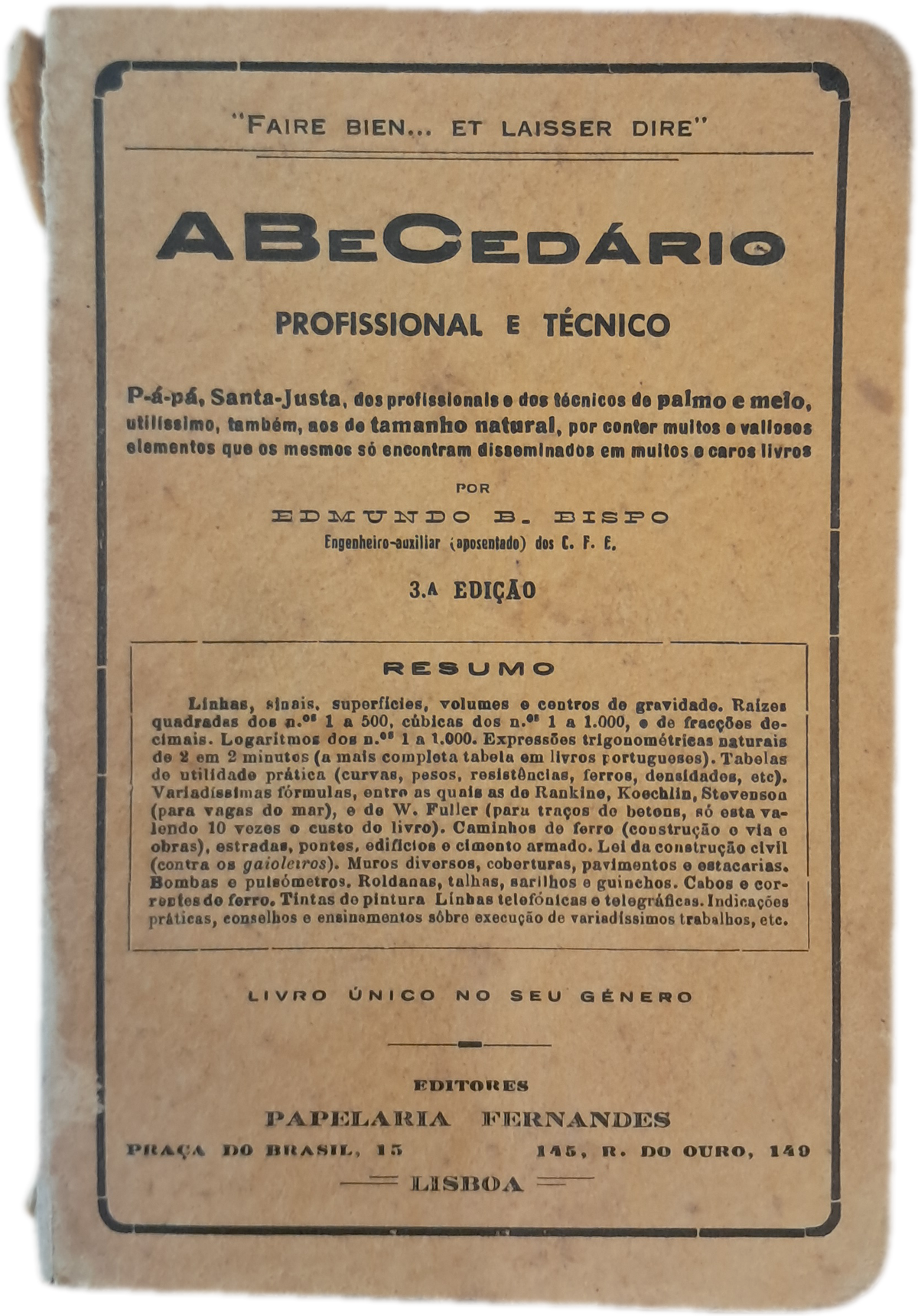 Abecedário Profissional e Técnico (Usado)