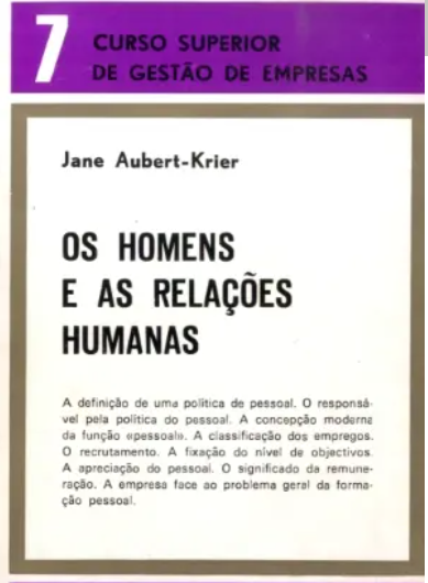 Os Homens e as Relações Humanas /Envelhecido)