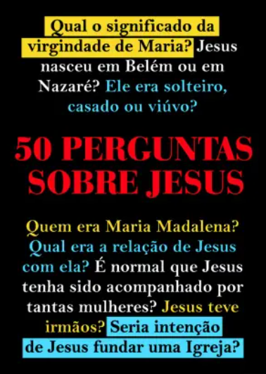 50 Perguntas sobre Jesus (Muito Bom Estado)