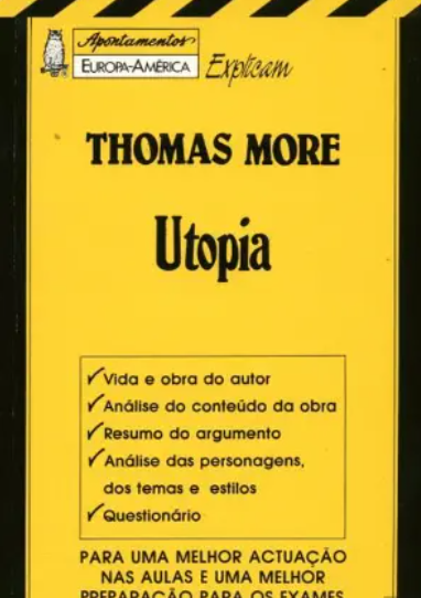 Apontamentos Europa-América Explicam Thomas More - Utopia - Nº 54 (Manuseado)