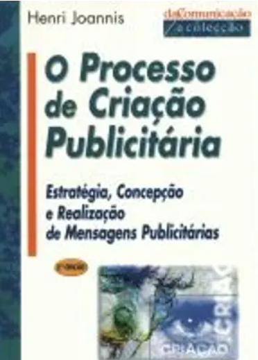 O Processo de Criação Publicitária (Bom Estado)