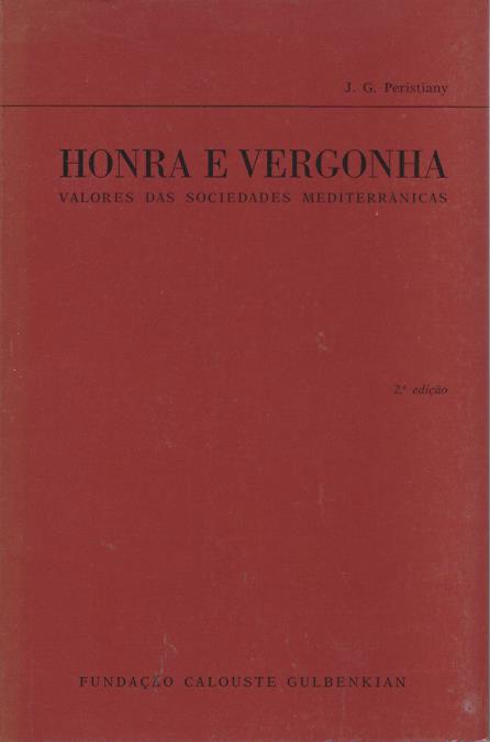 Honra e Vergonha (Bom Estado)