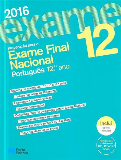 Preparação Exame Nacional de Portugues 12º Ano 2016 (Bom Estado)