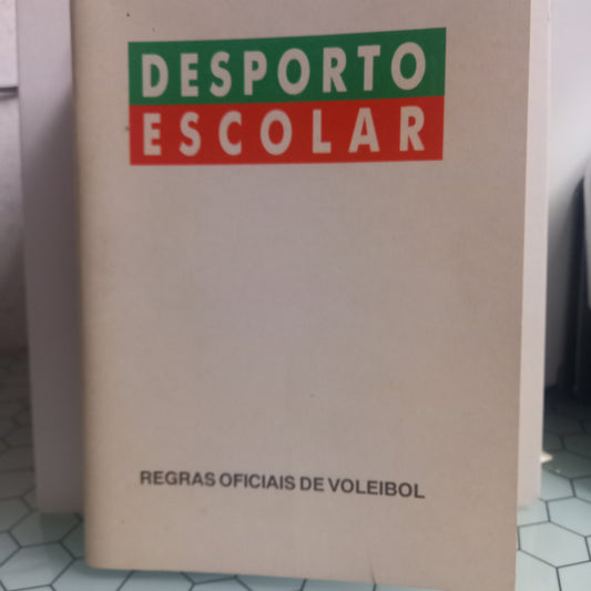 Desporto Escolar Regras oficiais de Voleibol (Bom Estado)