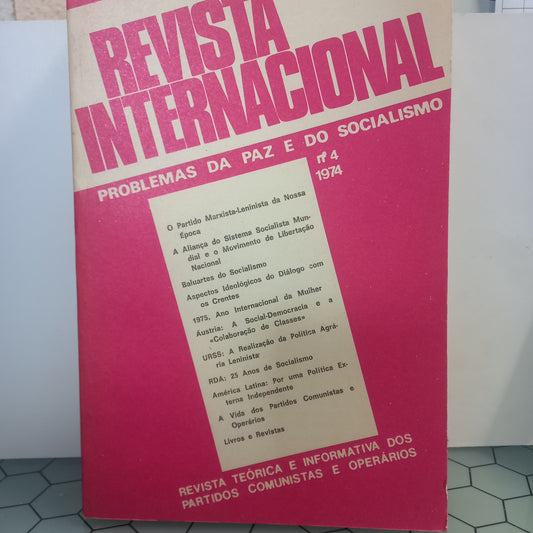 Revista Internacional Problemas da Paz e do Socialismo nº-. 4 - 1974