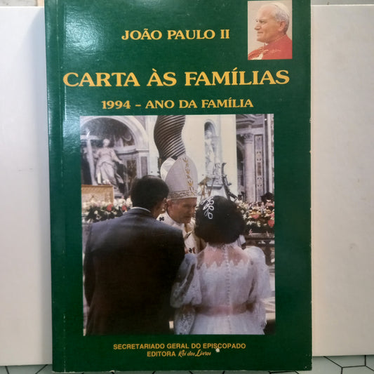 Carta às Famílias 1994 - Ano da Família (Bom Estado)